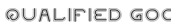 Qualified Good font preview